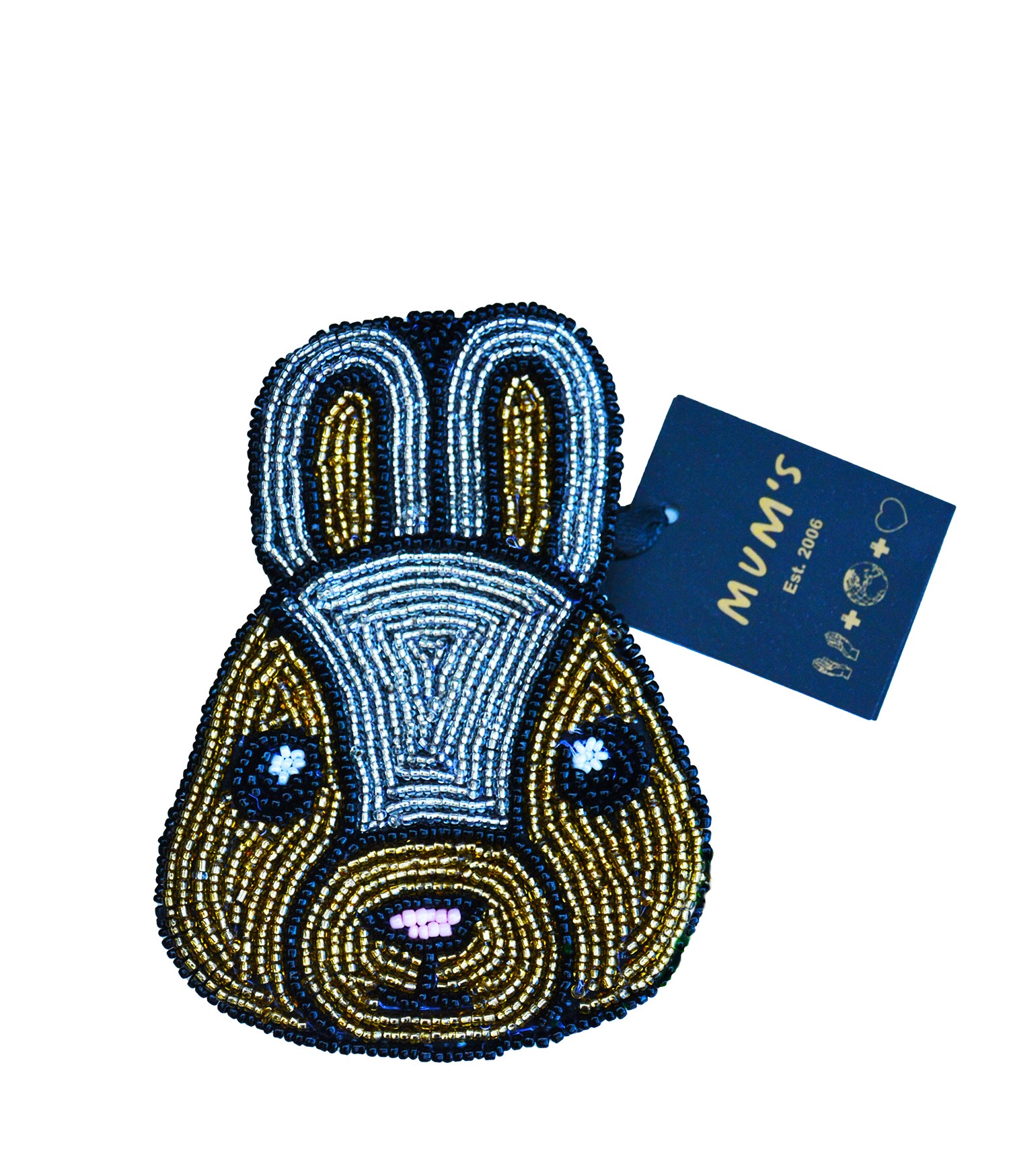 Gold Bunny Pouch