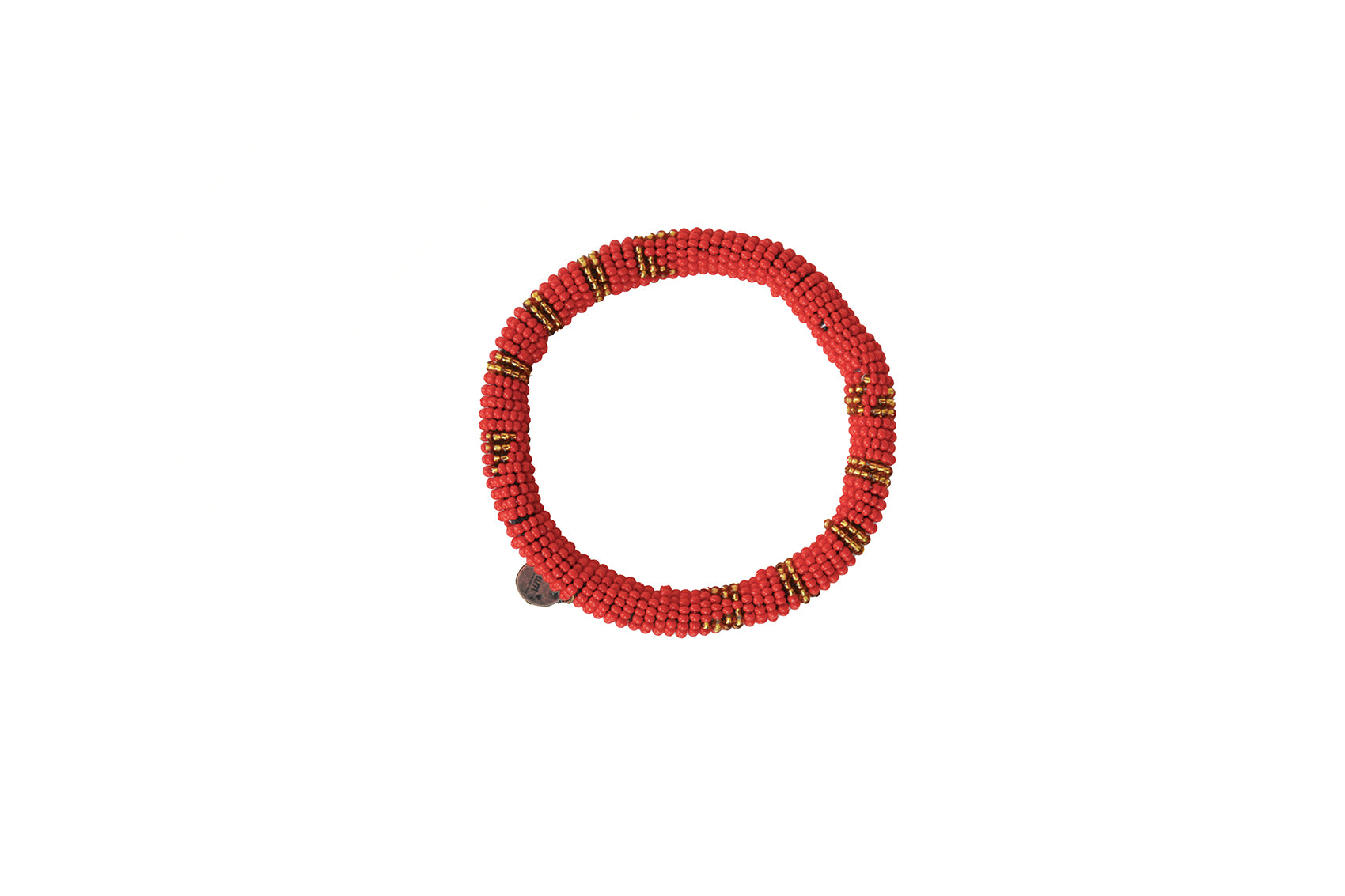 Tuubi ZicZac - Gold on Red