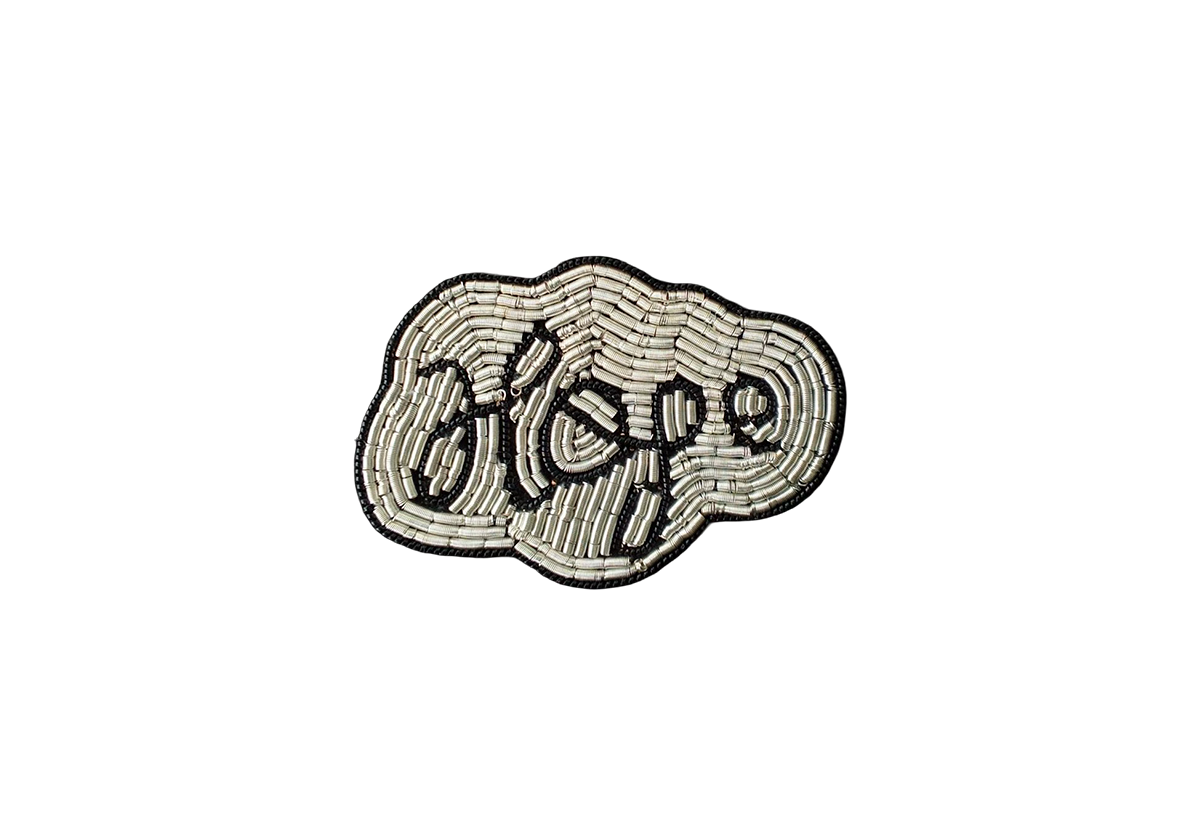 Hope Cloud White Brooch