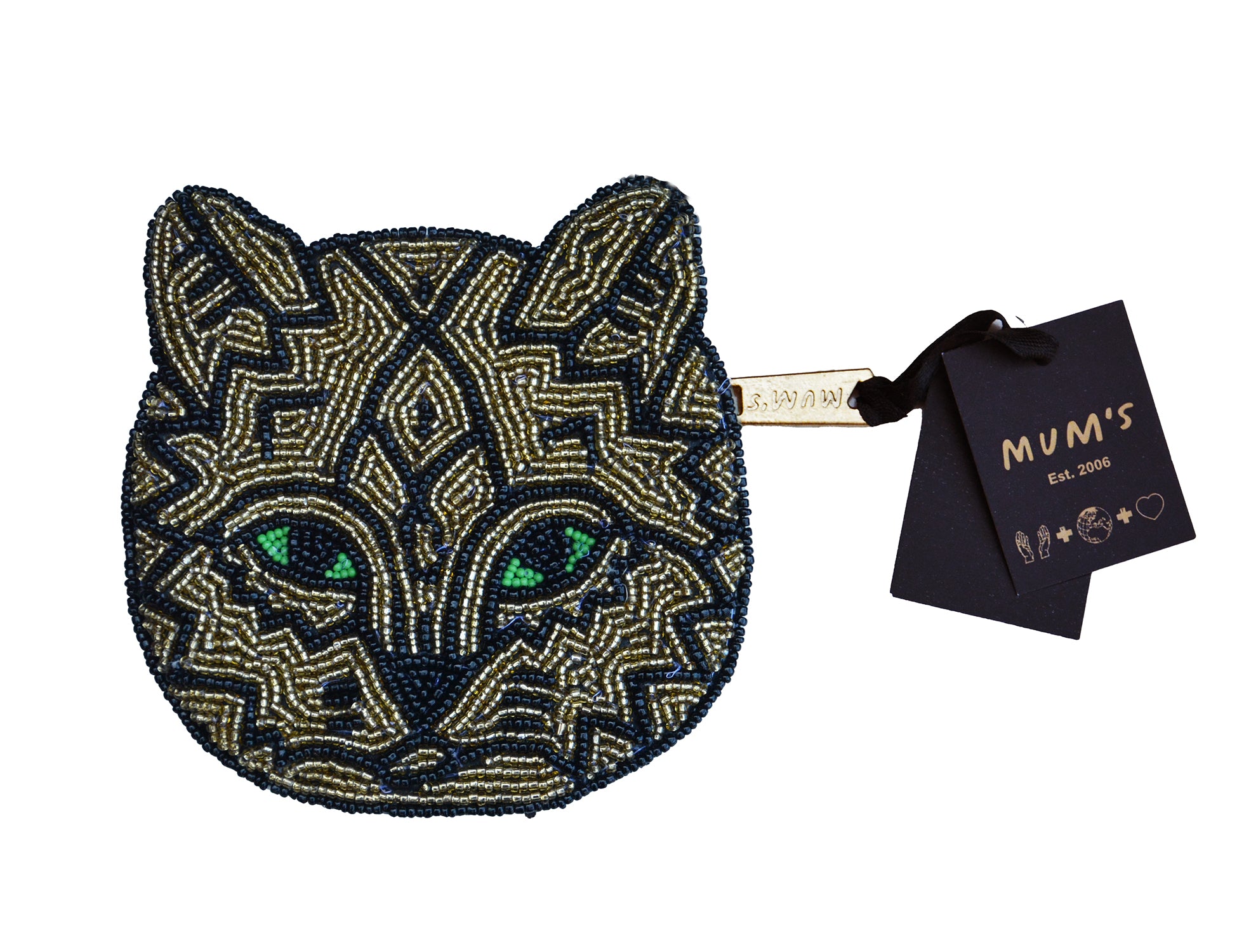 Gold Cat Pouch
