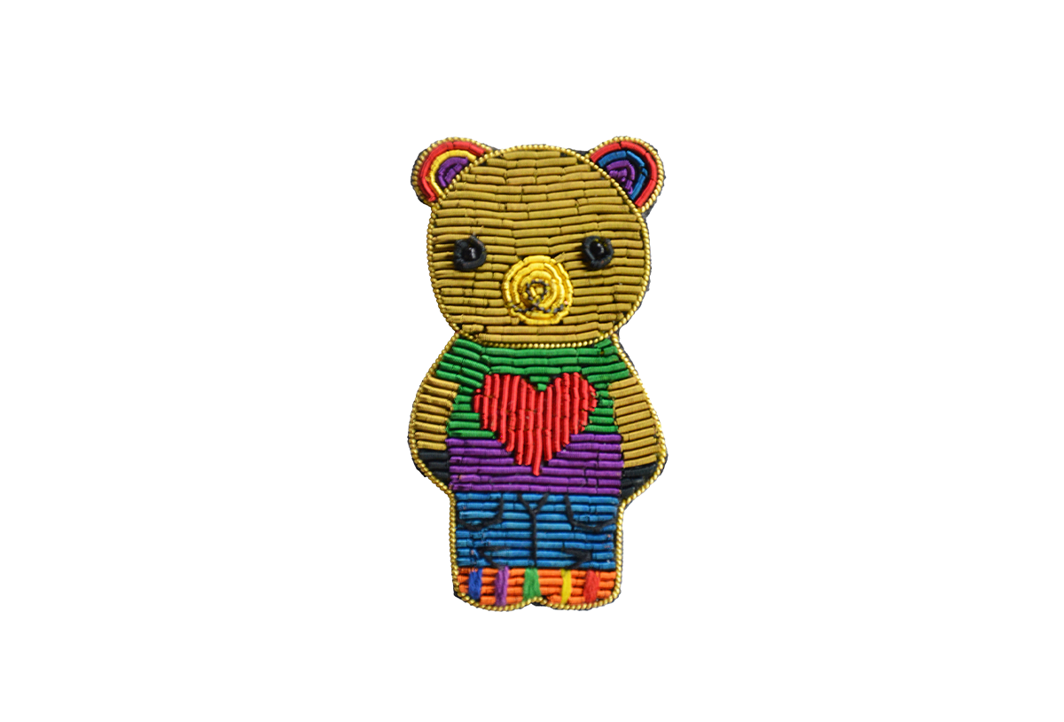 Pride Bear Brooch