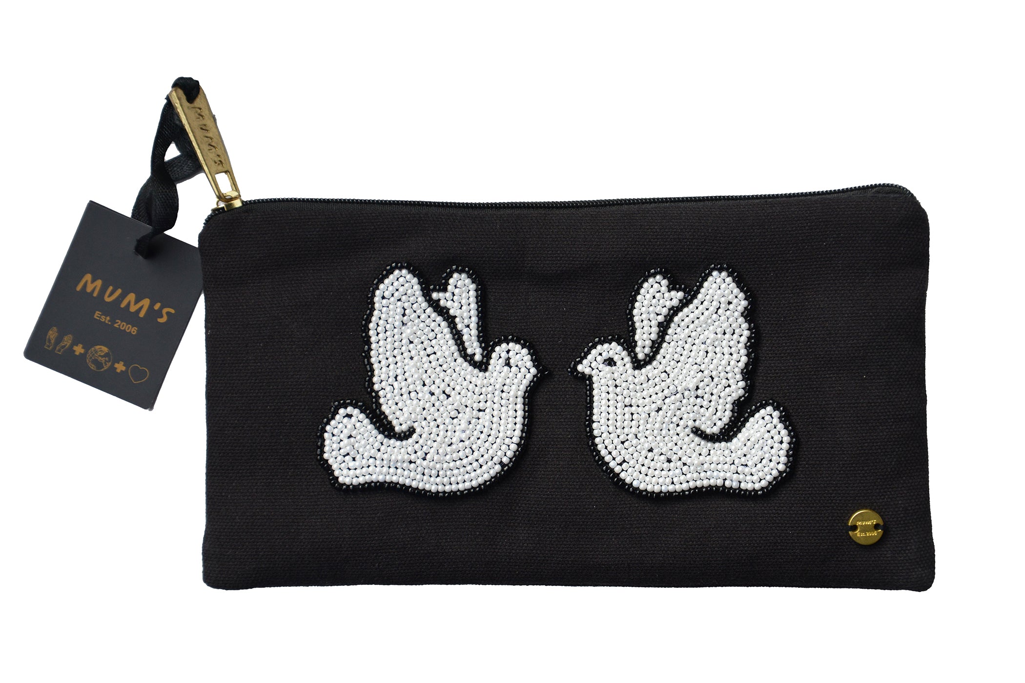 Peace Bird Square Pouch