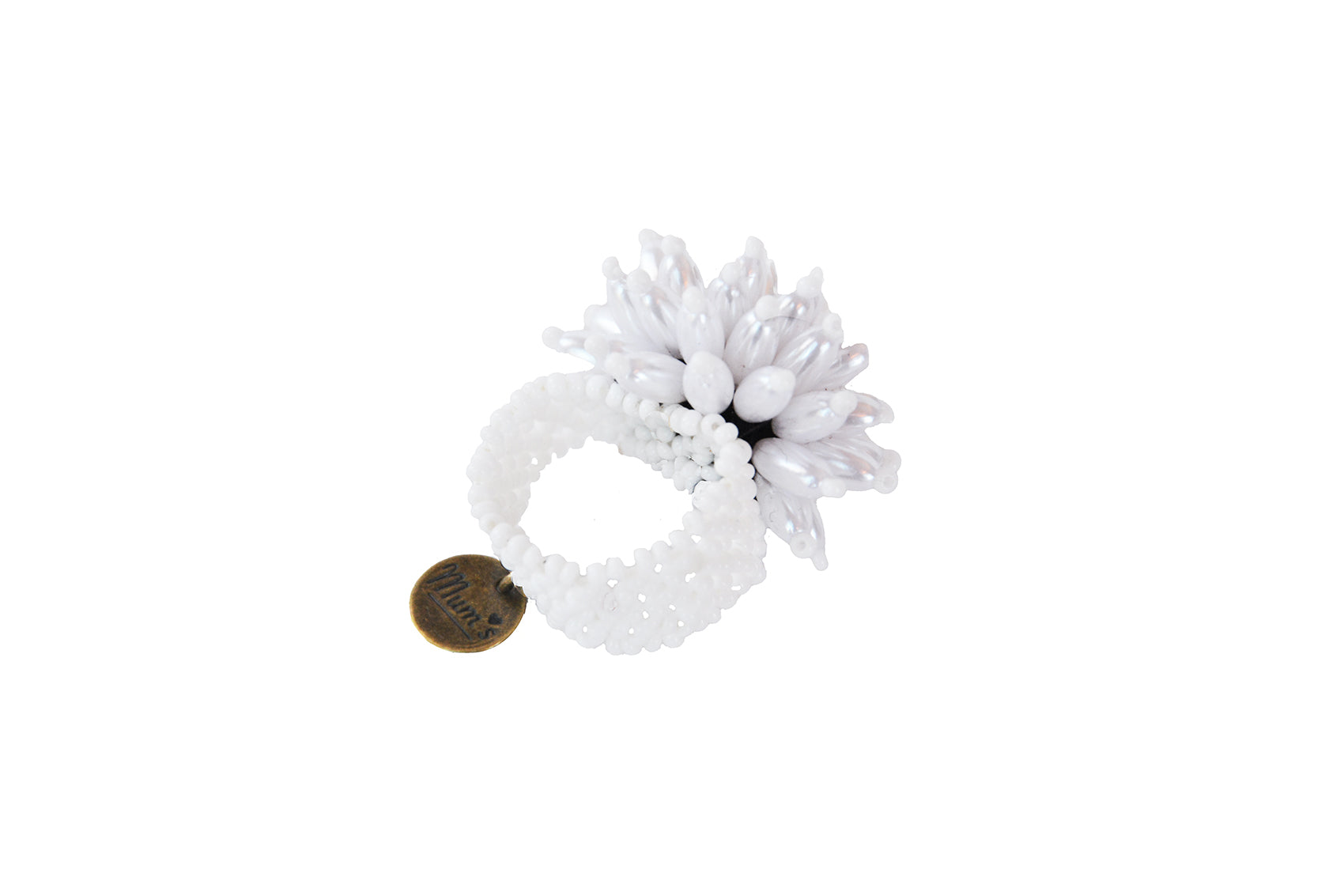 Spiky Ring - White