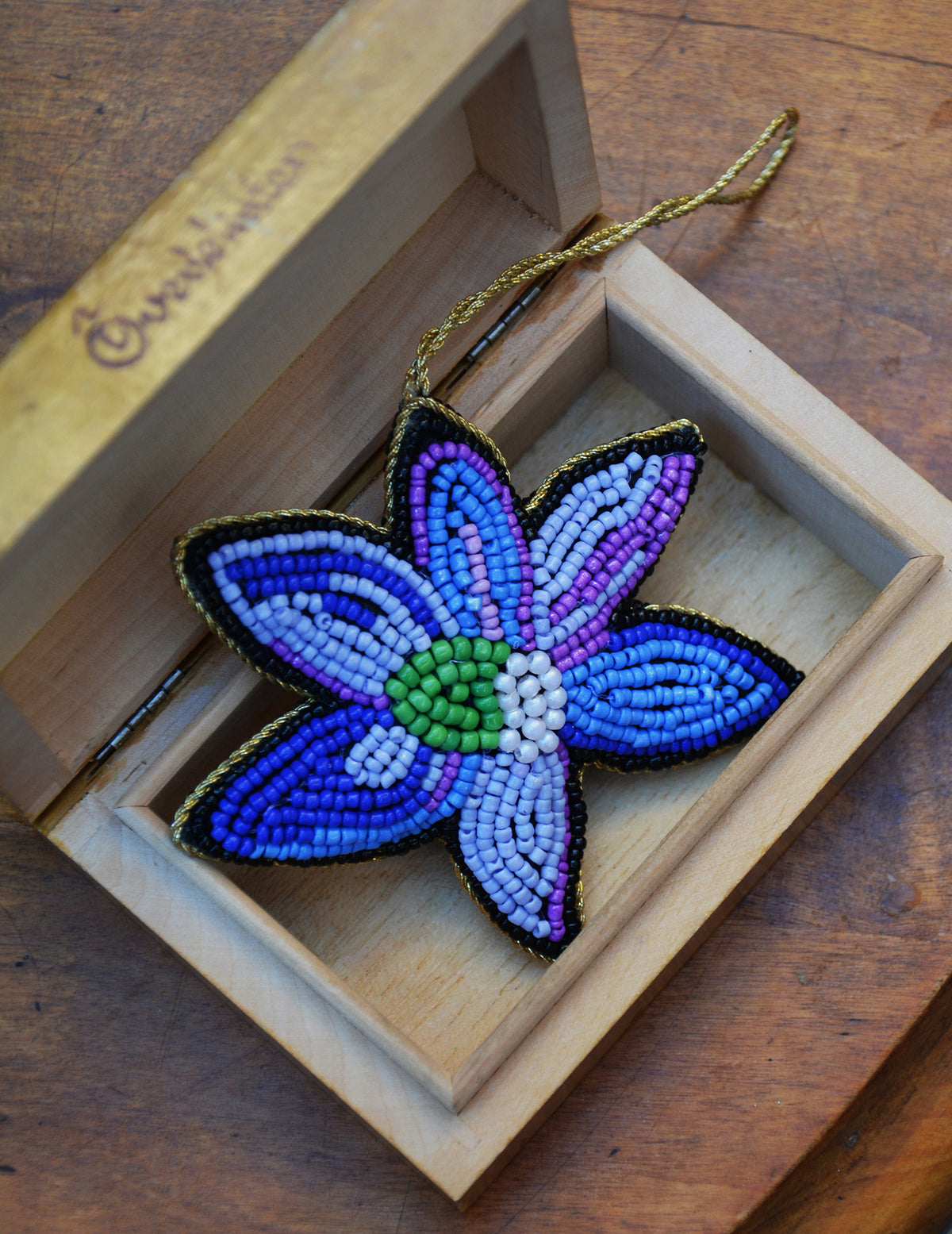 Starflame + Pink Leaf Flower, Ornament Gift Set