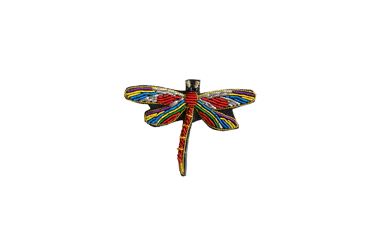 Red Dragonfly Brooch