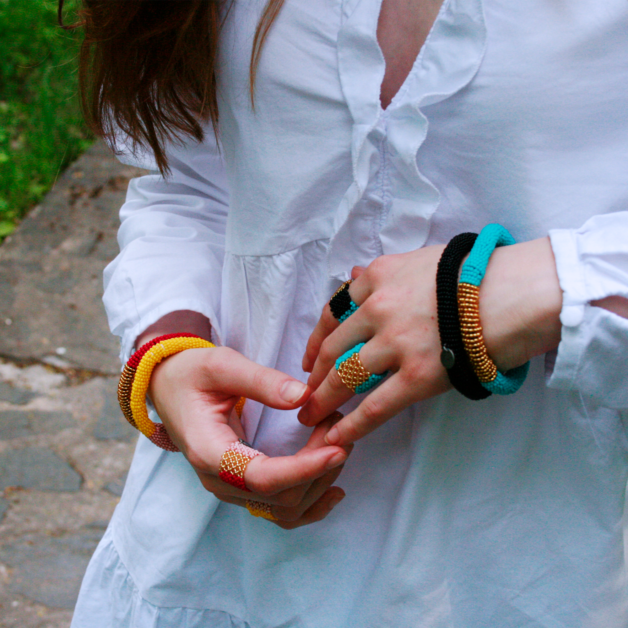 Tuubi ZicZac - Gold on Black