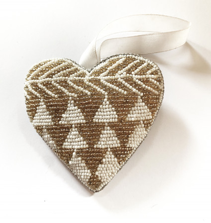 GOLD HEART decoration mums hr GOLD HEART decoration mums hr