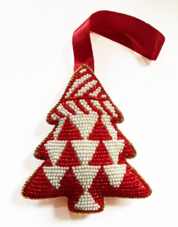 RED WHITE TREE decoration mums HR RED WHITE TREE decoration mums HR