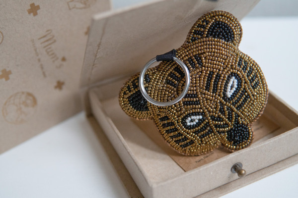 mums bead keyring mums bead keyring
