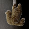 DOVE peace gold rauha lintu kyyhky kulta deco mums hr DOVE peace gold rauha lintu kyyhky kulta deco mums hr