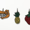 MUMS ART bird strawberry pineapple ananas mansikka lintu HR MUMS ART bird strawberry pineapple ananas mansikka lintu HR