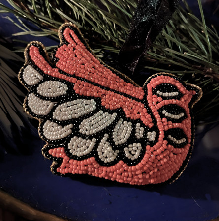 ORANGE bird decoration ricardo cavolo mums finnish ethical handmade HR ORANGE bird decoration ricardo cavolo mums finnish ethical handmade HR
