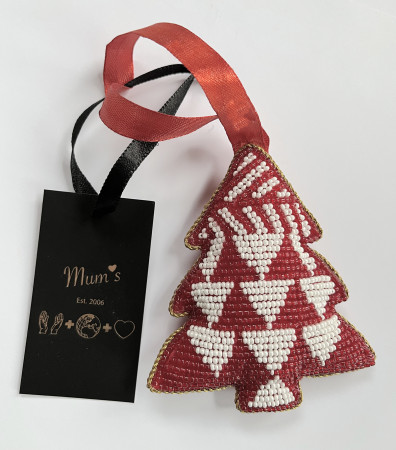 TREE red white christmas mums HR TREE red white christmas mums HR
