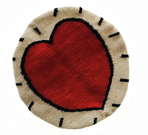 HEART LOVE round cushion HR HEART LOVE round cushion HR