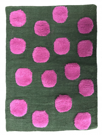 PIPANA ROPE Finnish rug matto design pink green HR PIPANA ROPE Finnish rug matto design pink green HR