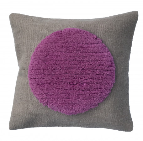 PIPANA cushion tyyny Jenni Rope PInk1 on latte PIPANA cushion tyyny Jenni Rope PInk1 on latte