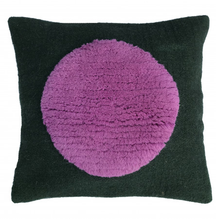 PIPANA cushion tyyny pink on fgreen jenni rope mums HR PIPANA cushion tyyny pink on fgreen jenni rope mums HR