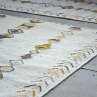 valhalla natural luonnonvalkoinen mums matto rug  wool natural hr