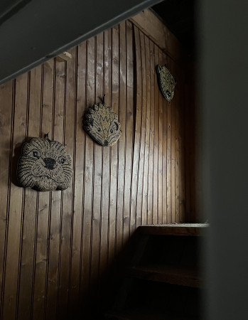 hedgehog otter saukko polarbear siili puuseina onwall wallart golden mums finnish nordic hr hedgehog otter saukko polarbear siili puuseina onwall wallart golden mums finnish nordic hr