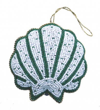 shell christmas hanging decor joulukoriste hanna anonen mums finland finnishdesign green on white hr shell christmas hanging decor joulukoriste hanna anonen mums finland finnishdesign green on white hr
