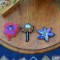 bee flowers christmas decorations joulukoriste mums handmade hr