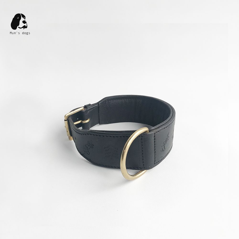 Berries in the forest,  dog collar, size XS
