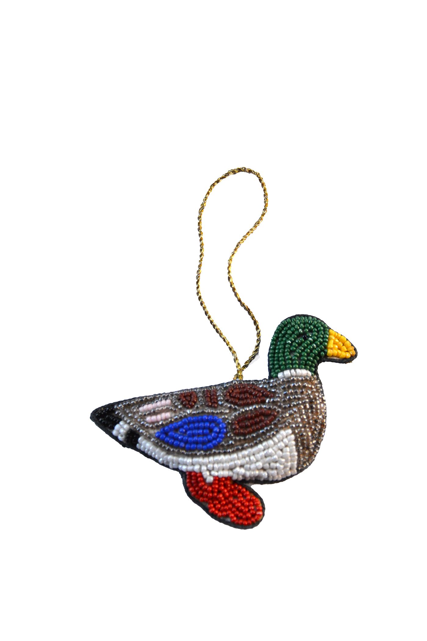 Friendly Mum's duck. Christmas decoration.